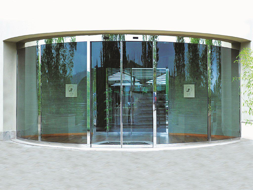 انواع اصلی درب اتوماتیک شیشه ای منحنی